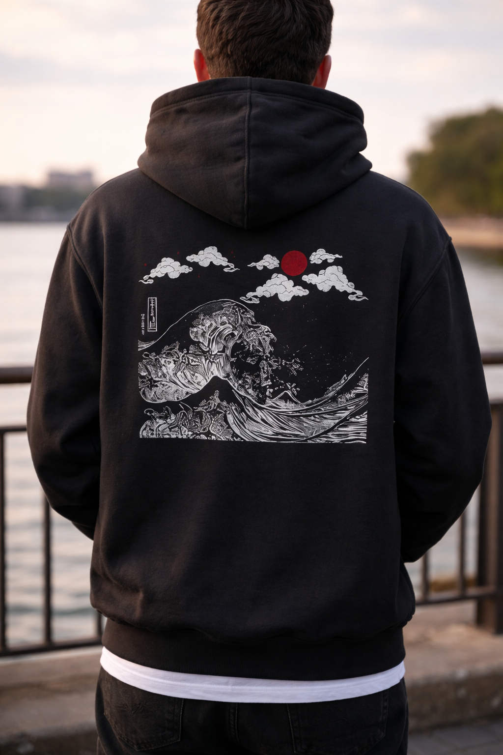 Japanischer Kapuzenpulli